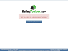 Tablet Screenshot of listingtoolbox.com